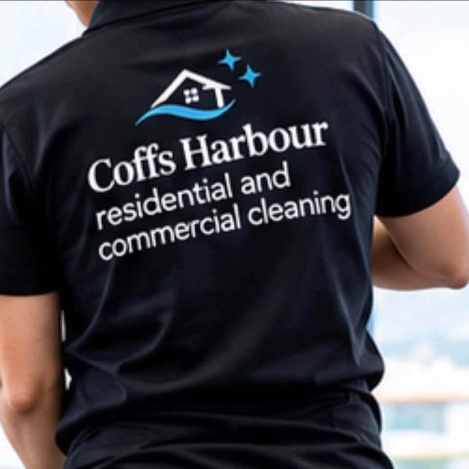 Coffs Harbour cleaning team member wearing a branded uniform